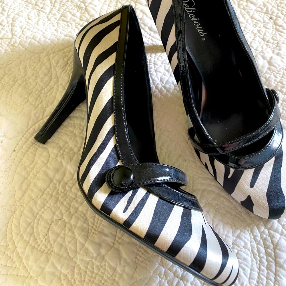 Zebra Print Heels size 9
